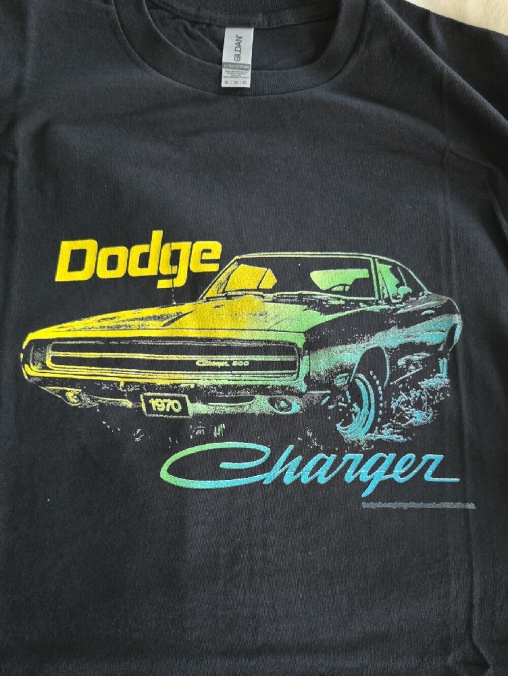 New Gildan Graphic T‑Shirt - Black Dodge Charger